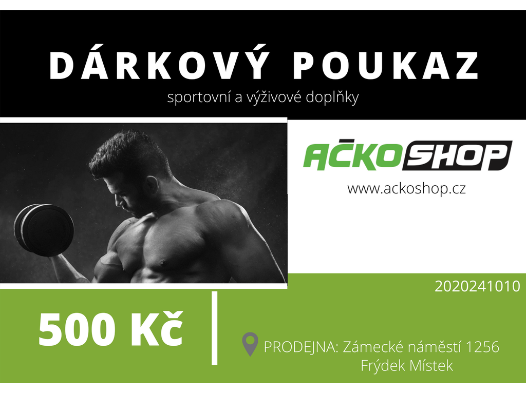 Dárkový poukaz 500,-Kč